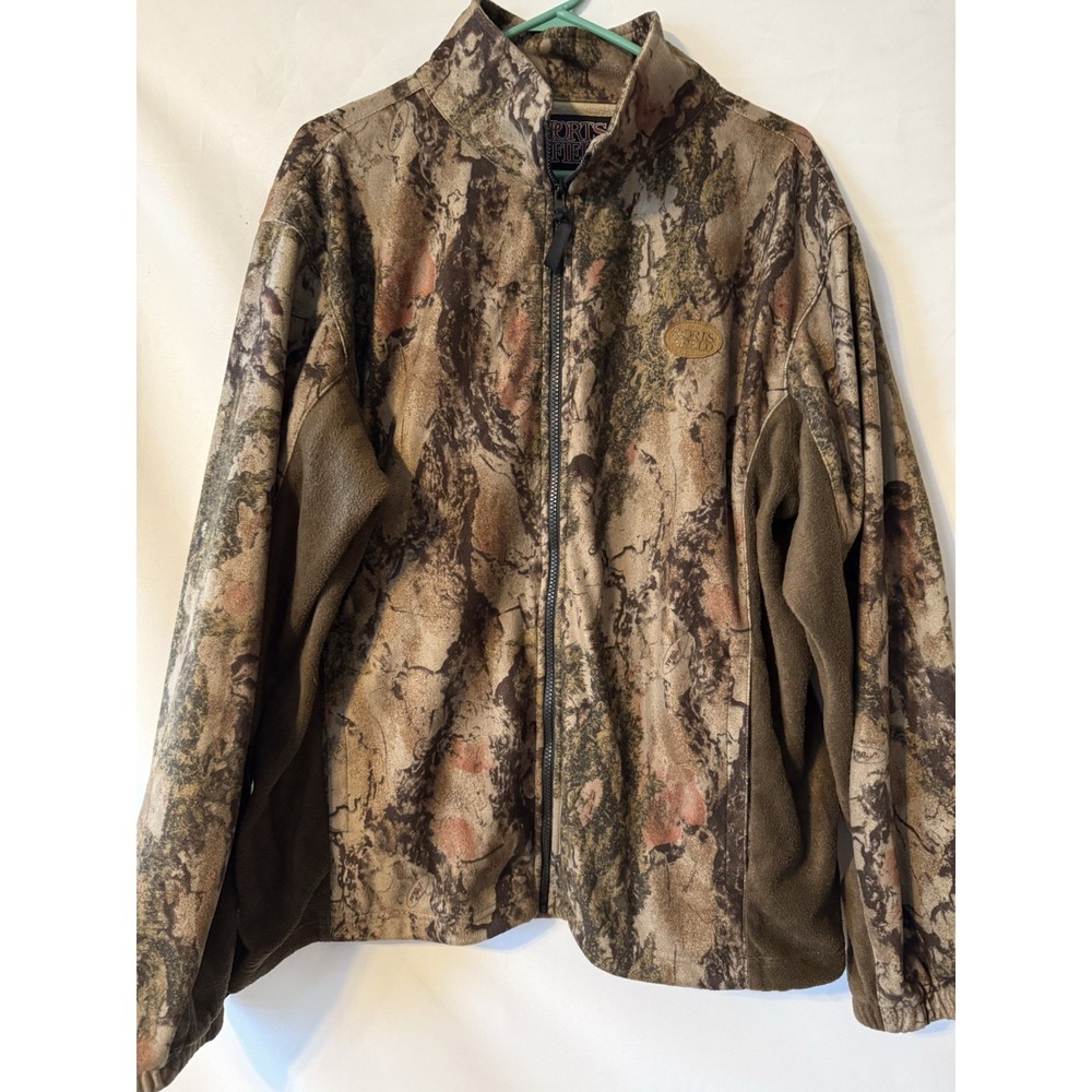 Sports Afield Men's Camo Fleece Zip Up Sz Large Jacket